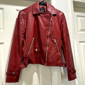 Cropped Moto Jacket